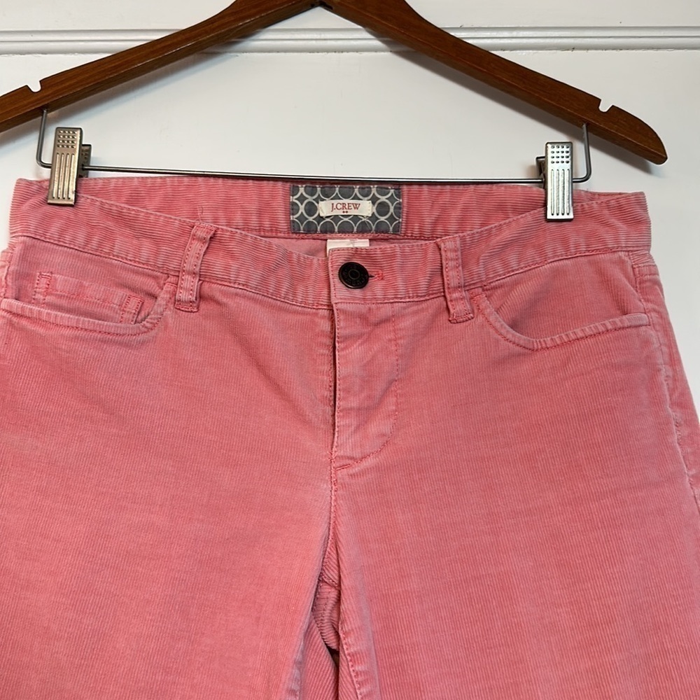 Blush Pink Corduroy Matchstick Pants | Low Rise Skinny · J.Crew - Picture 3 of 11